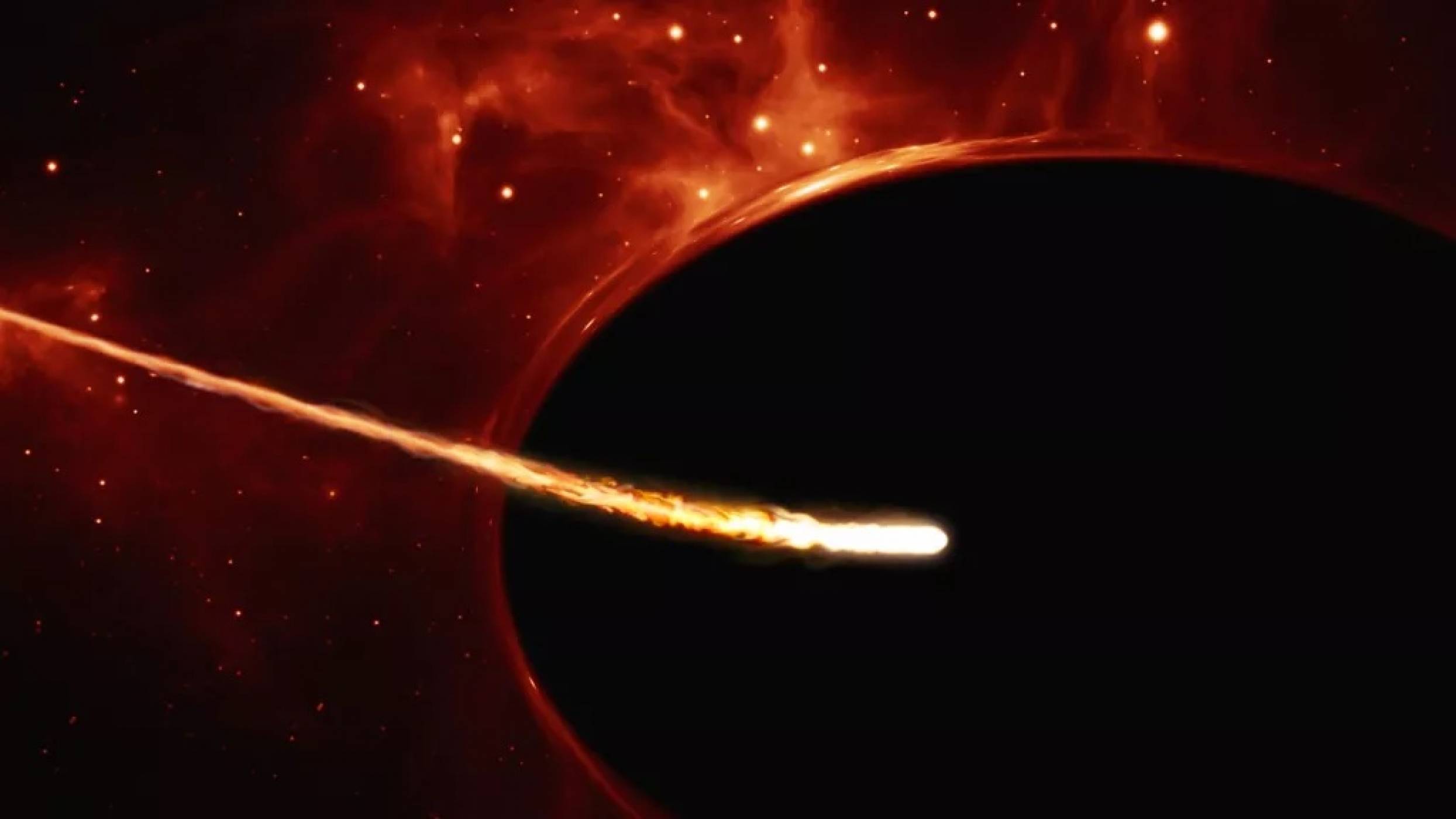 Най-бързата известна звезда лети около черна дупка в Млечния път с 28 млн. км/ч