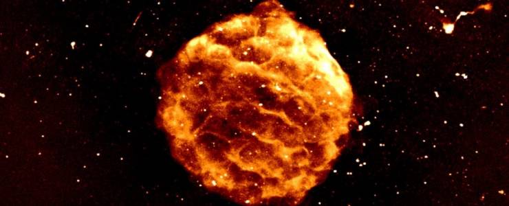 Суперкомпютър обработи уникална снимка на свръхнова звезда