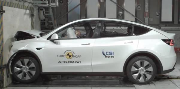 Tesla Model Y с най-висока оценка за безопасност на пътя в Европа