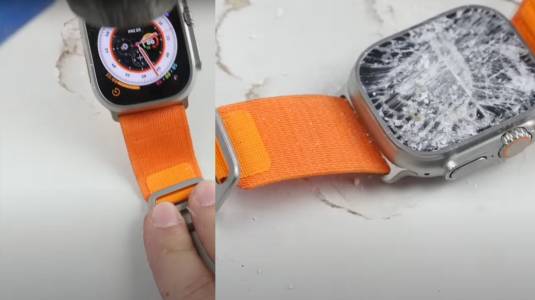 Масата под Apple Watch Ultra се счупи преди него в тест за издръжливост (ВИДЕО)
