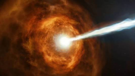 Астрономи току-що засякоха най-мощния лъч светлина в историята 