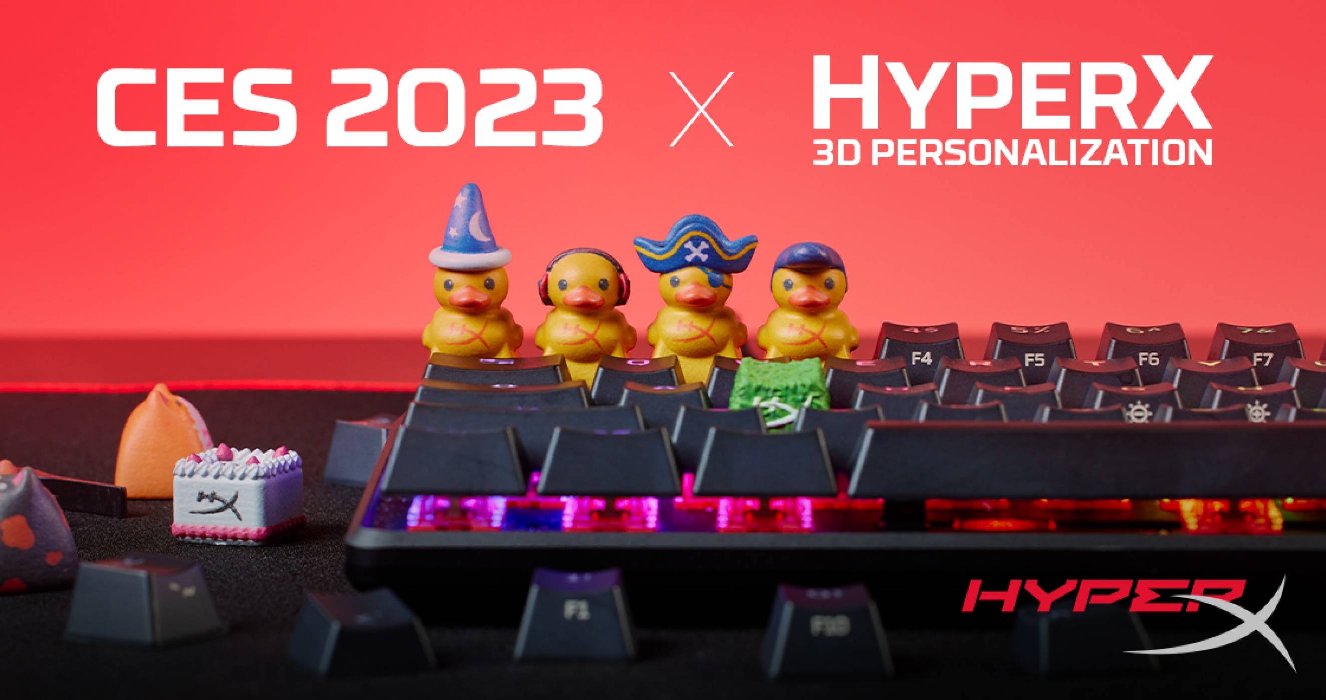 HyperX представи колекционерски 3D принтирани клавиши за клавиатура 