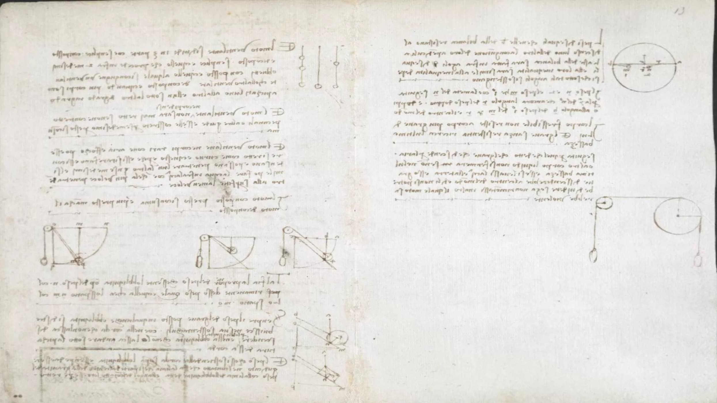 Изгубените чертежи на Леонардо разбулват загадката на неговите експерименти с гравитацията