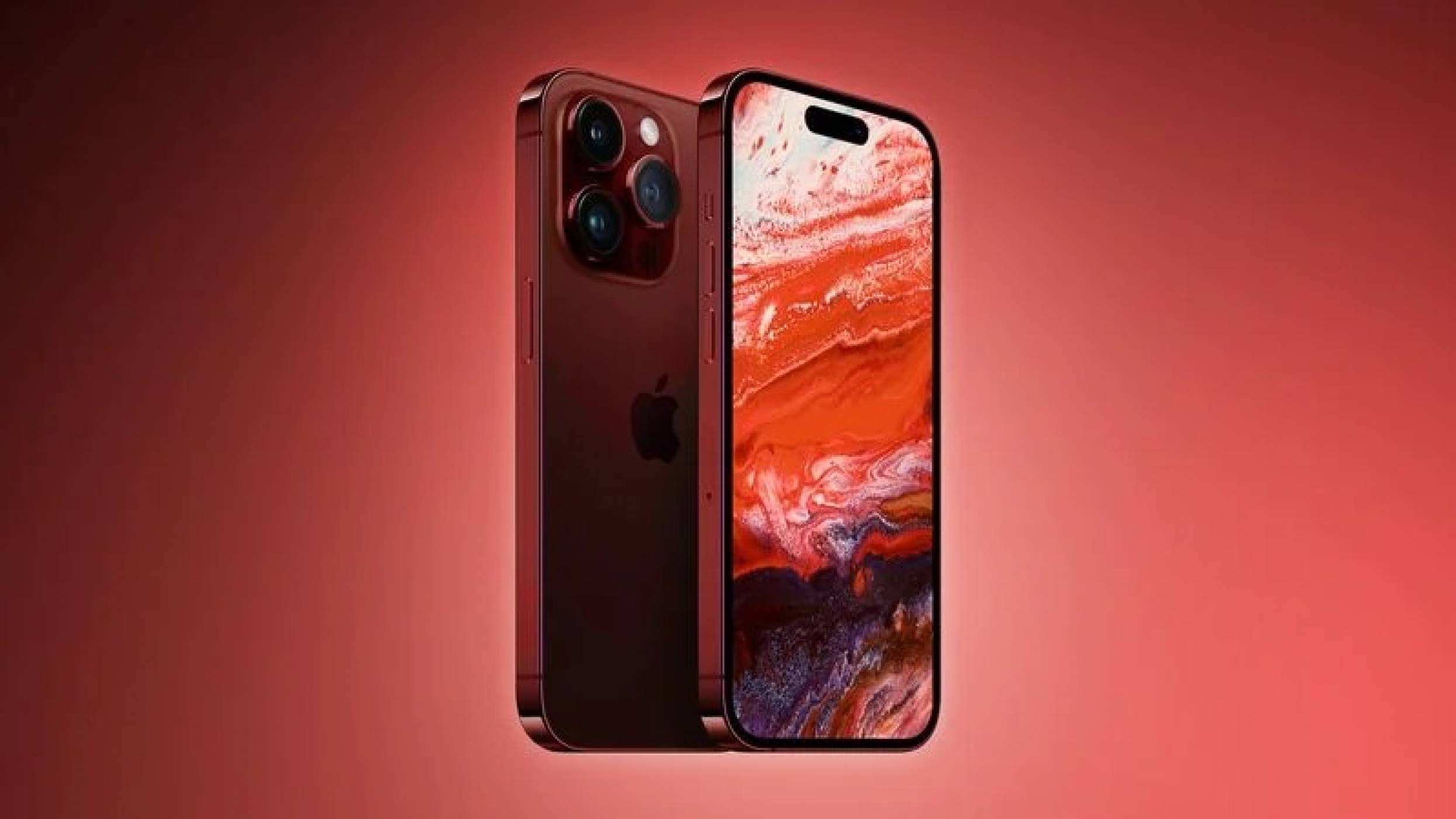 Тъмночервеният цвят е отличителен за флагманския iPhone 15 Pro