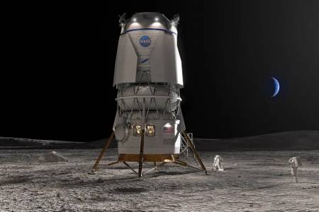 Blue Origin получи поръчката за система за кацане на Луната