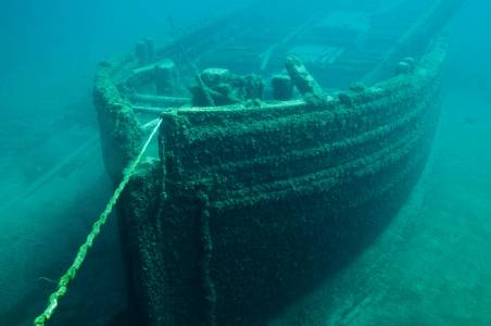 Нови 3D изображения на "Титаник" разкриват зловещия външен вид на гибелния кораб