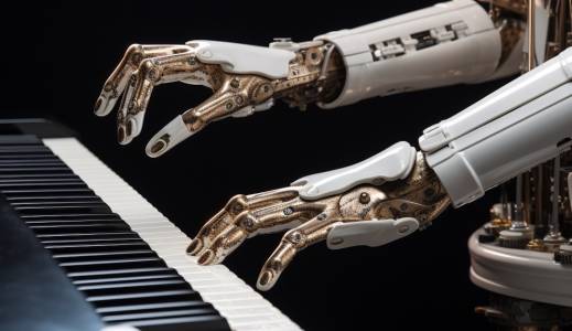 Сензитивна роботизирана ръка помага на пациенти да свирят на пиано