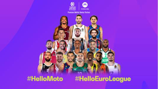 Баскетболната Евролига и Motorola обявиха дългосрочно премиум партньорство