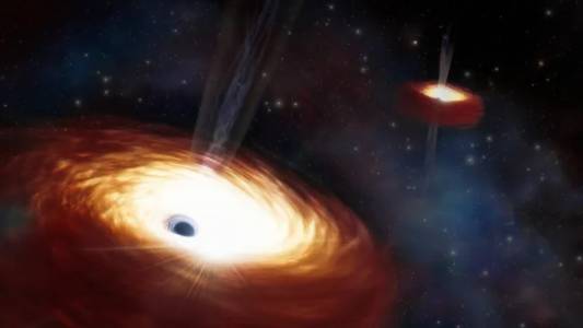 Най-тежката двойка черни дупки, виждана някога, тежи 28 милиарда пъти повече от Слънцето