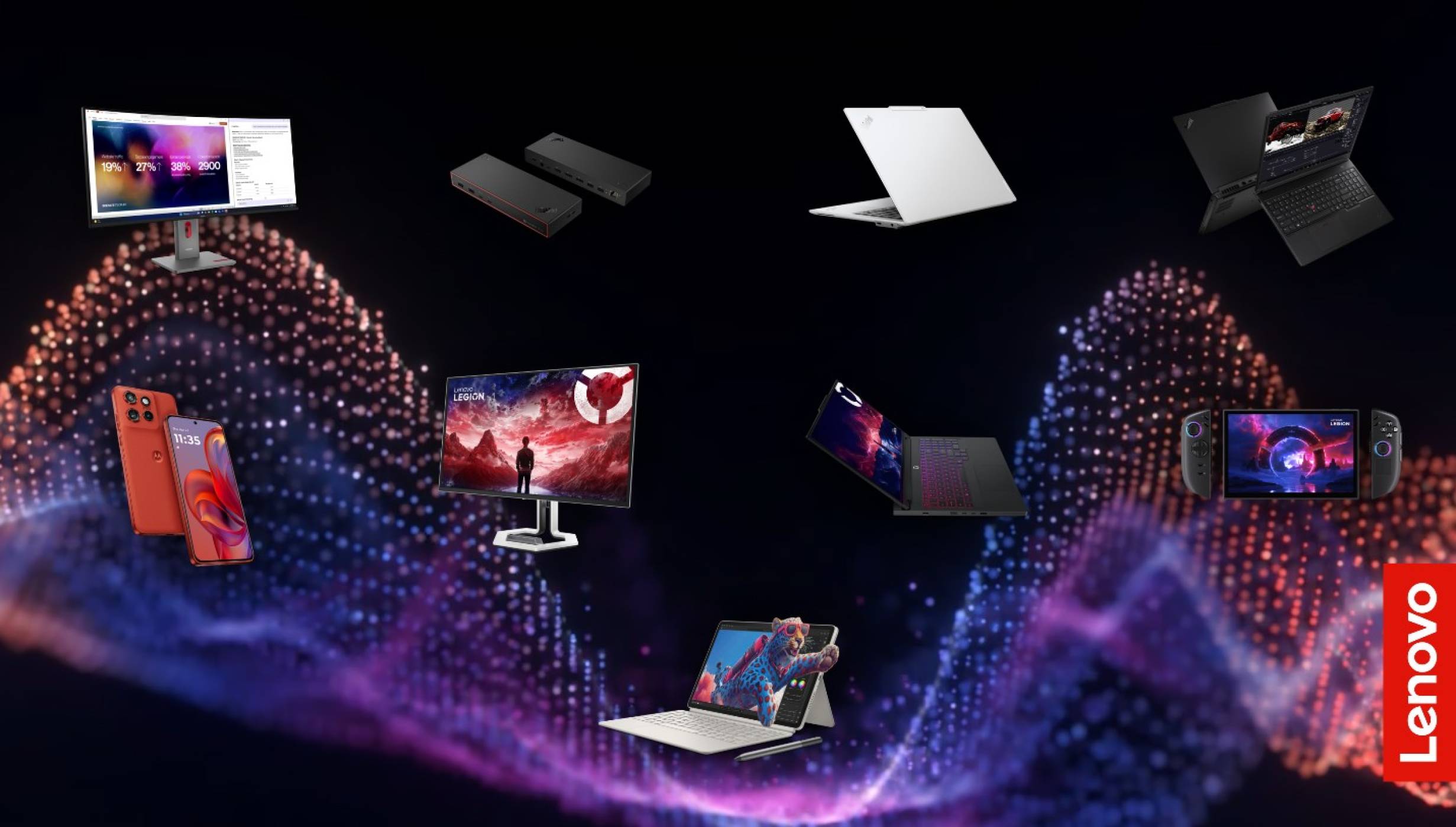 Lenovo представя пълно портфолио от устройства и преживявания, задвижвани от изкуствен интелект, във всички категории – за потребители, за бизнеса и за мобилни устройства