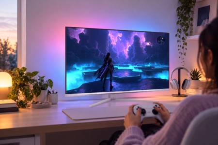 Philips Evnia разширява границите на конзолния гейминг отвъд екрана