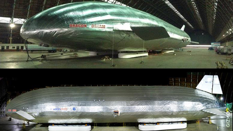 Дирижабълът на бъдещето Aeroscraft полетя 