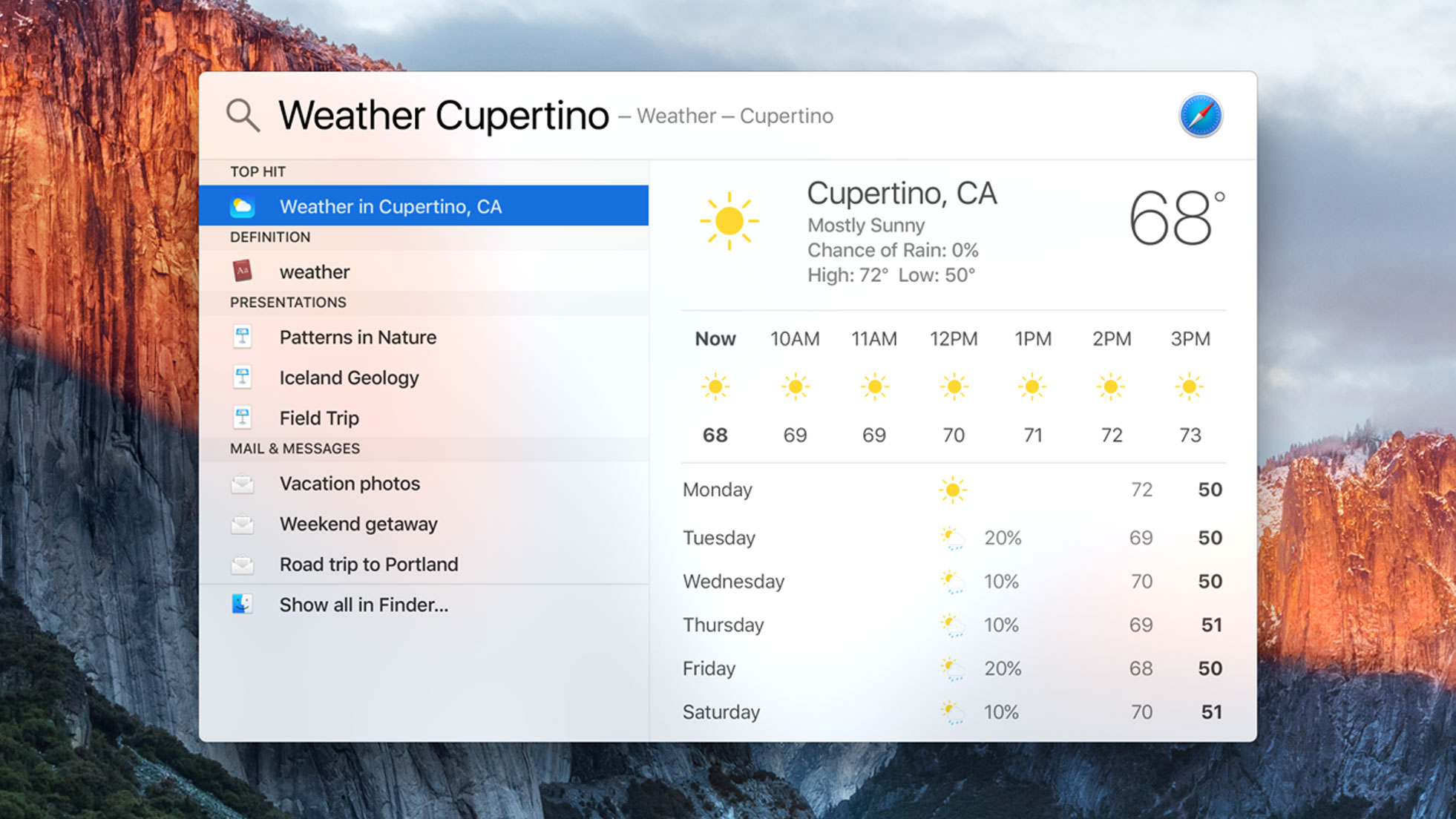 OS X 10.11 El Capitan носи малко нови функции, подобрява производителността