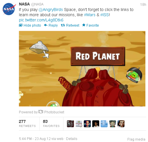 NASA Angry Birds